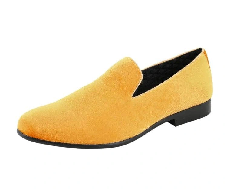 Gelbe Samt-Schlafschuhe – Luxuriöse Wärme und stilvoller Komfort für entspannte Momente.